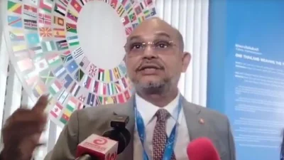 ব্যাংককে যুক্তরাষ্ট্রের ট্রেজারি বিভাগের কর্মকর্তাদের সঙ্গে বাংলাদেশের প্রতিনিধিদলের বৈঠক শেষে সাংবাদিকদের সঙ্গে কথা বলেন প্রধানমন্ত্রীর অর্থনৈতিক উপদেষ্টা ড. রাশেদ আল মাহমুদ তিতুমীর