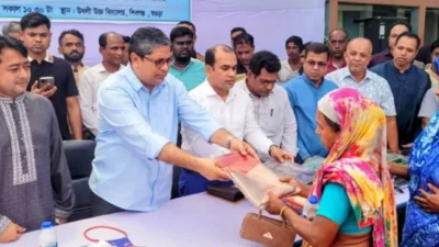 ৬৫টি পূজামণ্ডপে আর্থিক অনুদান দিয়েছেন প্রতিমন্ত্রী শাহে আলম
