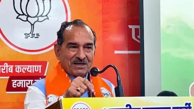 ভারতের রাজস্থান রাজ্য বিজেপির সভাপতি মদন রাঠোর। ছবি:  ইন্ডিয়া টুডে