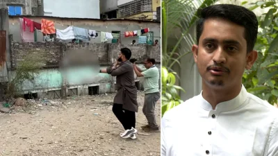 ইশরাকের অ্যাকশন (বামে), সারজিস আলম (ডানে)