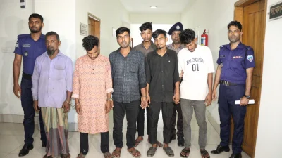গ্রেফতার আসামিরা