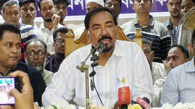 জাতীয় সংসদের স্পিকার মেজর (অব.) হাফিজ উদ্দিন আহমেদ বীর বিক্রম
