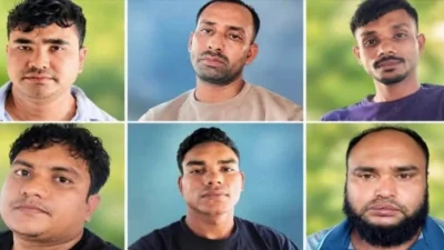 গ্রেফতার ছয় জন