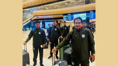 আজারবাইজানে পৌঁছেছে বাংলাদেশ অনূর্ধ্ব-১৫ ফুটবল দল