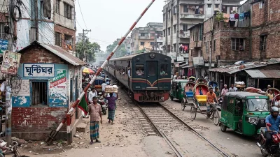 দয়াগঞ্জ ঘুণ্টিঘর রেলগেট। সংগৃহীত ছবি