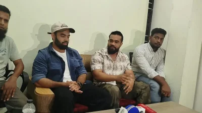 সংবাদ সম্মেলনে শাহজালাল রুমি