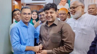 প্রধানমন্ত্রীর সঙ্গে আমজনতা দলের তারেক