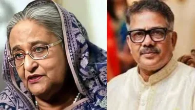 শেখ হাসিনা ও এম. রুহুল কুদ্দুস তালুকদার দুলু