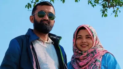 স্বামী দেওয়ান ফয়সালের সঙ্গে নিহত নাসরিন আক্তার মুক্তা