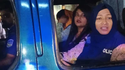 গ্রেফতার ব্যবসায়ী সাথী আক্তার। ছবি: সংগৃহীত