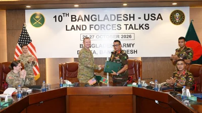 বাংলাদেশ ও যুক্তরাষ্ট্রের সেনাবাহিনীর মধ্যে বৈঠক