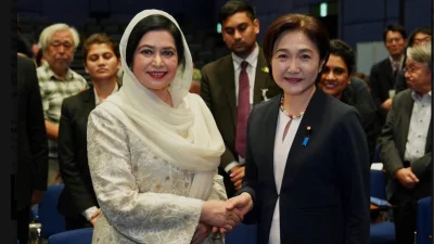 সাসাকাওয়া পিস ফাউন্ডেশন আয়োজিত এক স্বাস্থ্যবিষয়ক সেমিনারে ডা. জুবাইদা রহমান