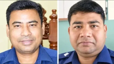 কারাগারে পাঠানো দুই পুলিশ কর্মকর্তা
