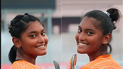 হকির যমজ বোন নিলাদ্রি ও হিমাদ্রি।