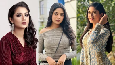 তাসনিয়া ফারিণ, হিমি ও সাফা কবির। ছবি: সংগৃহীত