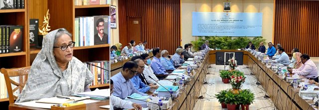 একনেক বৈঠকে প্রধানমন্ত্রী শেখ হাসিনা