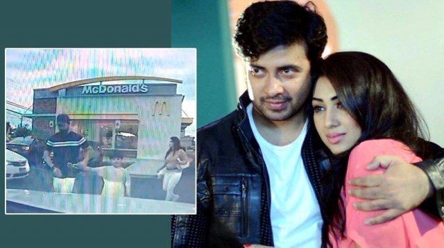 সম্প্রতি নিউইয়র্কের রাস্তায় এভাবেই দেখা যায় শাকিব-জয়-অপুকে