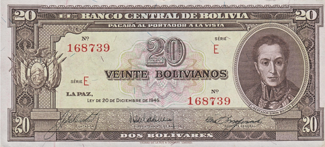 Screenshot 2024-10-09 at 22-52-01 20 Bolivianos _ 2 Bolivares - Bolivia &ndash; Numista