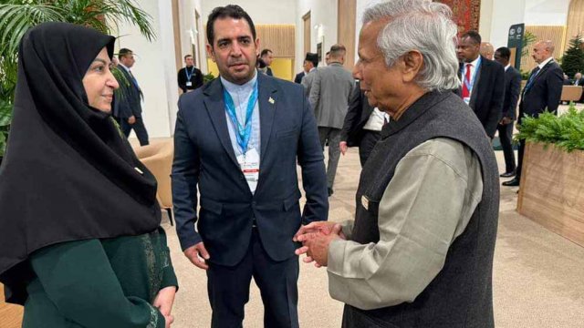 ইরানের ভাইস প্রেসিডেন্টের সঙ্গে প্রধান উপদেষ্টা