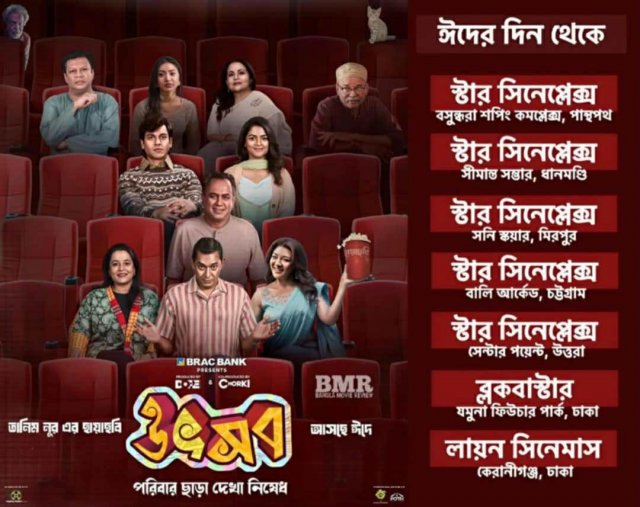 &lsquo;উৎসব&rsquo; সিনেমার হল লিস্ট