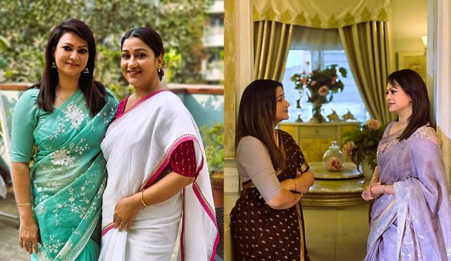 শুটিংয়ে রিচি ও দীপা