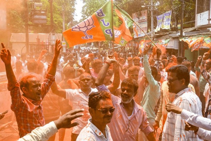 bjp celebration Telegraph India- Bangla Tribune