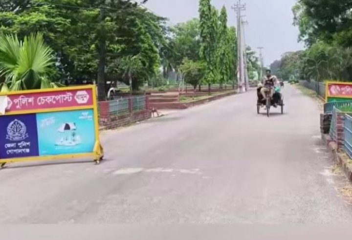 বিভিন্ন সড়ক ছিল ফাঁকা