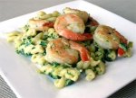 zesty.shrimp.pasta_.with.leeks_.and_.arugula