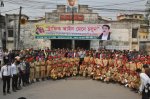 বিএনসিসি সদস্যদের নির্দেশনা দিচ্ছেন শামীম ওসমান