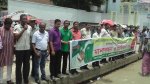 ফেনী প্রেসক্লাবে সন্ত্রাসী হামলার প্রতিবাদে মানববন্ধন