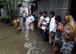পঞ্চগড়ের করতোয়ার পানি বেড়ে বসতি প্লাবিত