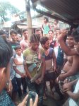 গোপালগঞ্জে চুরির দায়ে চুল কেটে কিশোরের গলায় জুতার মালা